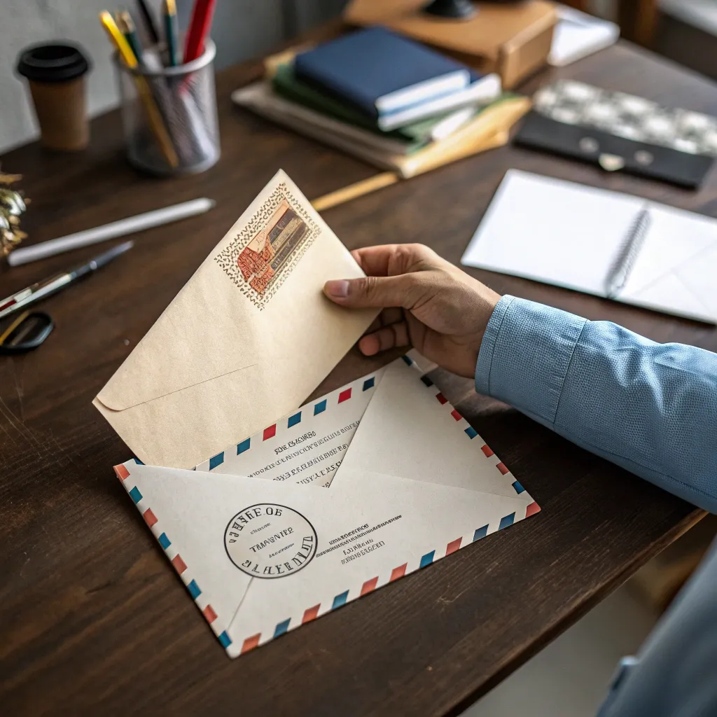 Sending animation